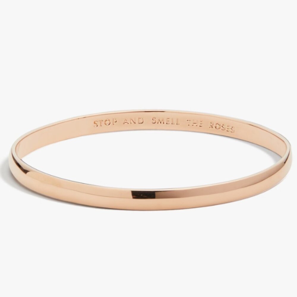 Kate Spade Stop And Smell The Roses Idiom Bangle